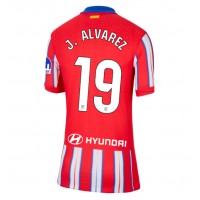 Stroje piłkarskie Atletico Madrid Julian Alvarez #19 Koszulka Podstawowej dla damskie 2024-25 Krótki Rękaw